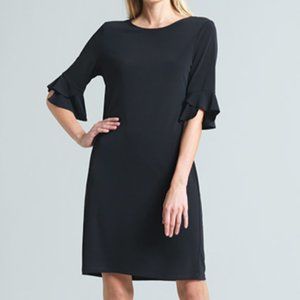 The litle black dress by Clara Sunwoo with flounce sleeves and tie back.